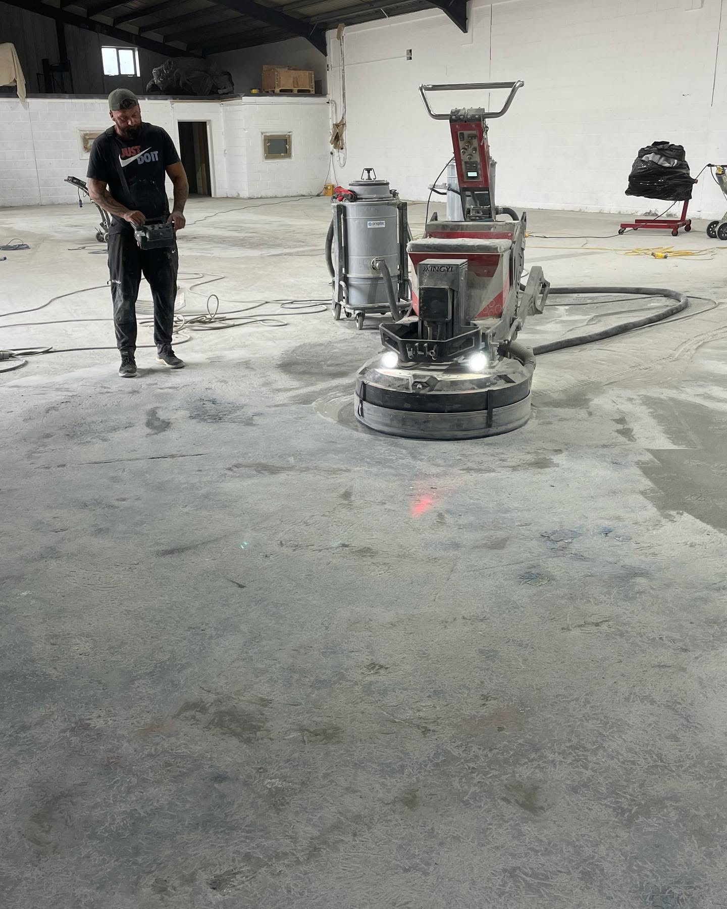 Industrial Warehouse Floor Grinding Industrial Warehouse Floor Grinding